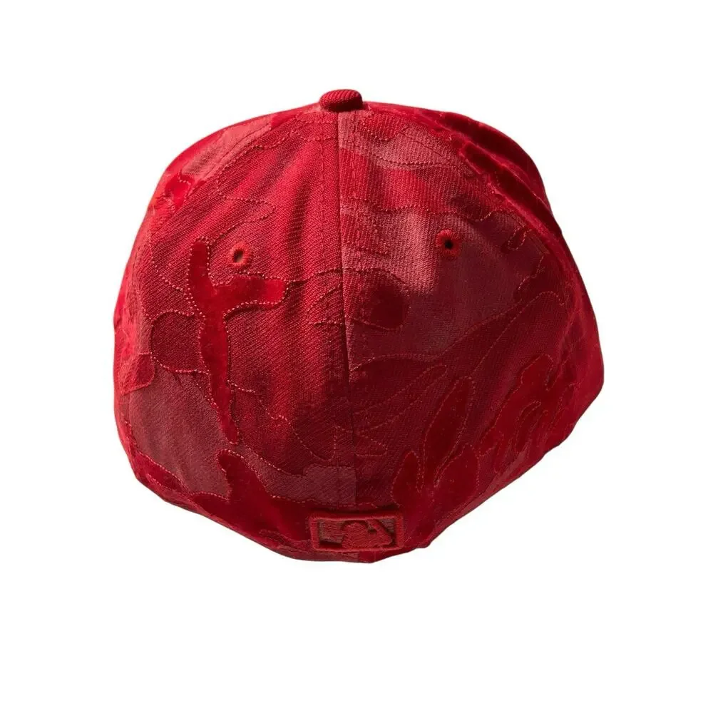 RARE Exclusive New Era 59Fifty 7 New York Yankees RED Hat Cap DISCONTINUED